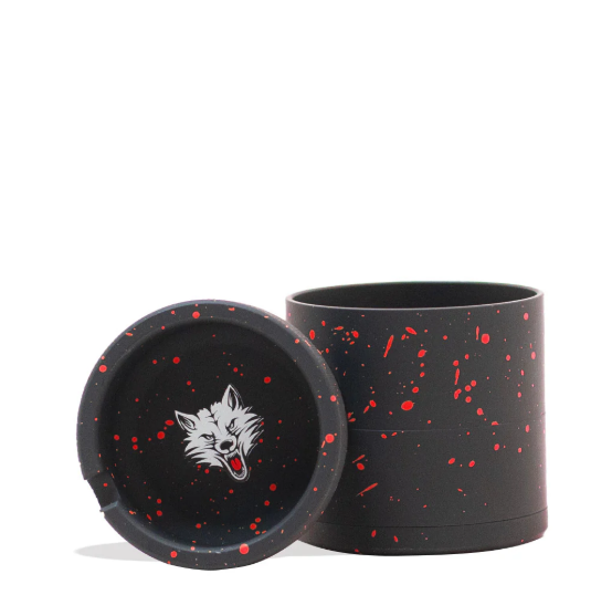 BEVEL 65MM 4PC GRINDER ( BLACK - RED SPATTER )