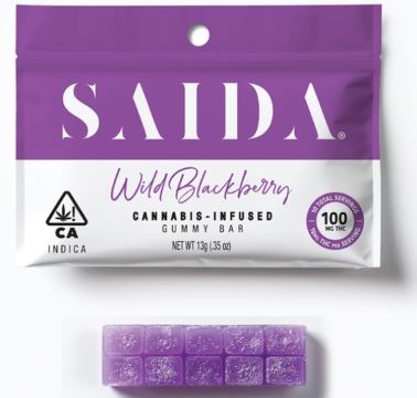 WILD BLACKBERRY [I] - 100MG GUMMY BAR
