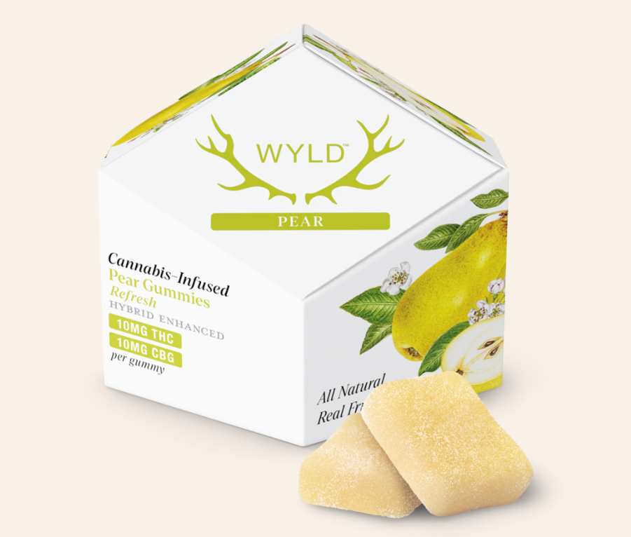 PEAR [H] - 1:1 CBG:THC GUMMIES 10PC - 100 mg