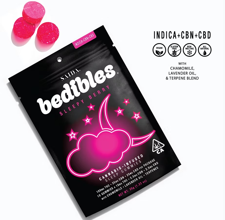 SLEEPY BERRY [I] BEDIBLES GUMMIES 4:1:1 THC:CBN:CBD (10PK/100MG)