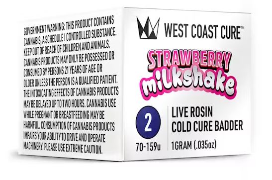 STRAWBERRY MILKSHAKE [H] LIVE ROSIN BADDER (1G)