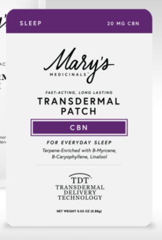 SLEEP CBN SINGLE TRANSDERMAL PATCH (20MG)[I]