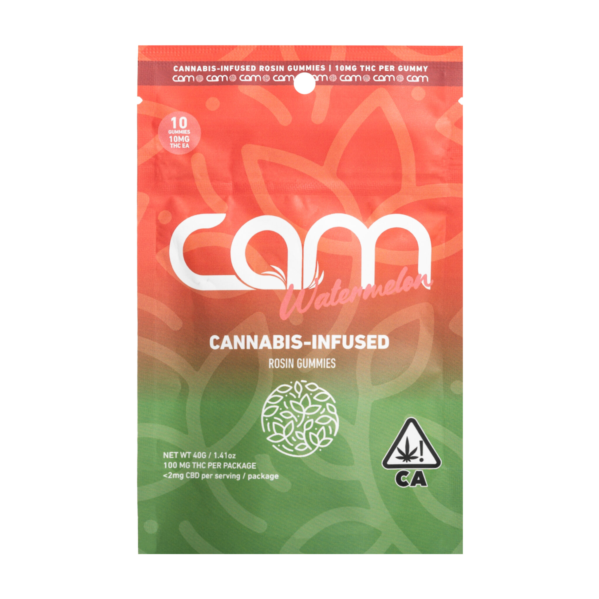 WATERMELON ROSIN GUMMIES 10PC (100MG)