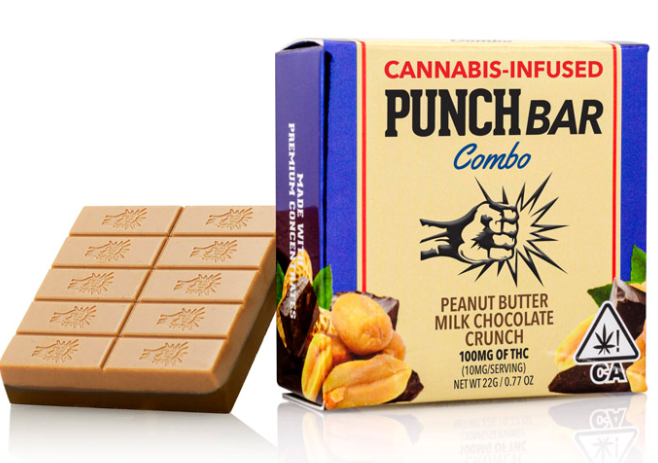 PEANUT BUTTER MILK CHOCOLATE CRUNCH PUNCHBAR COMBO [H] (100MG)
