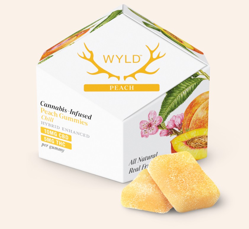 PEACH [H] 2:1 CBD:THC GUMMIES 10PC - 100 mg