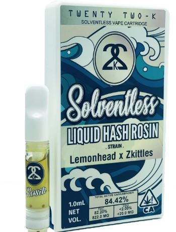 LEMONHEAD X ZKITTLEZ [H] 510 THREAD - LIQUID HASH ROSIN - 1 g