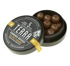 MILK CHOCOLATE SEA SALT CARAMEL BITES (100MG) [H]