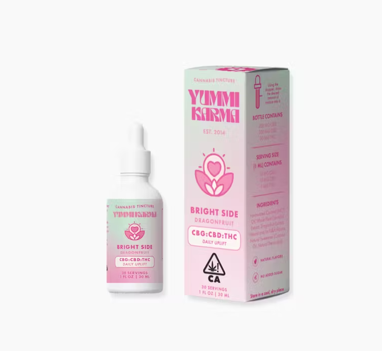 BRIGHT SIDE DRAGON FRUIT [S/H] (CBG:CBD:THC) TINCTURE - 30 mg