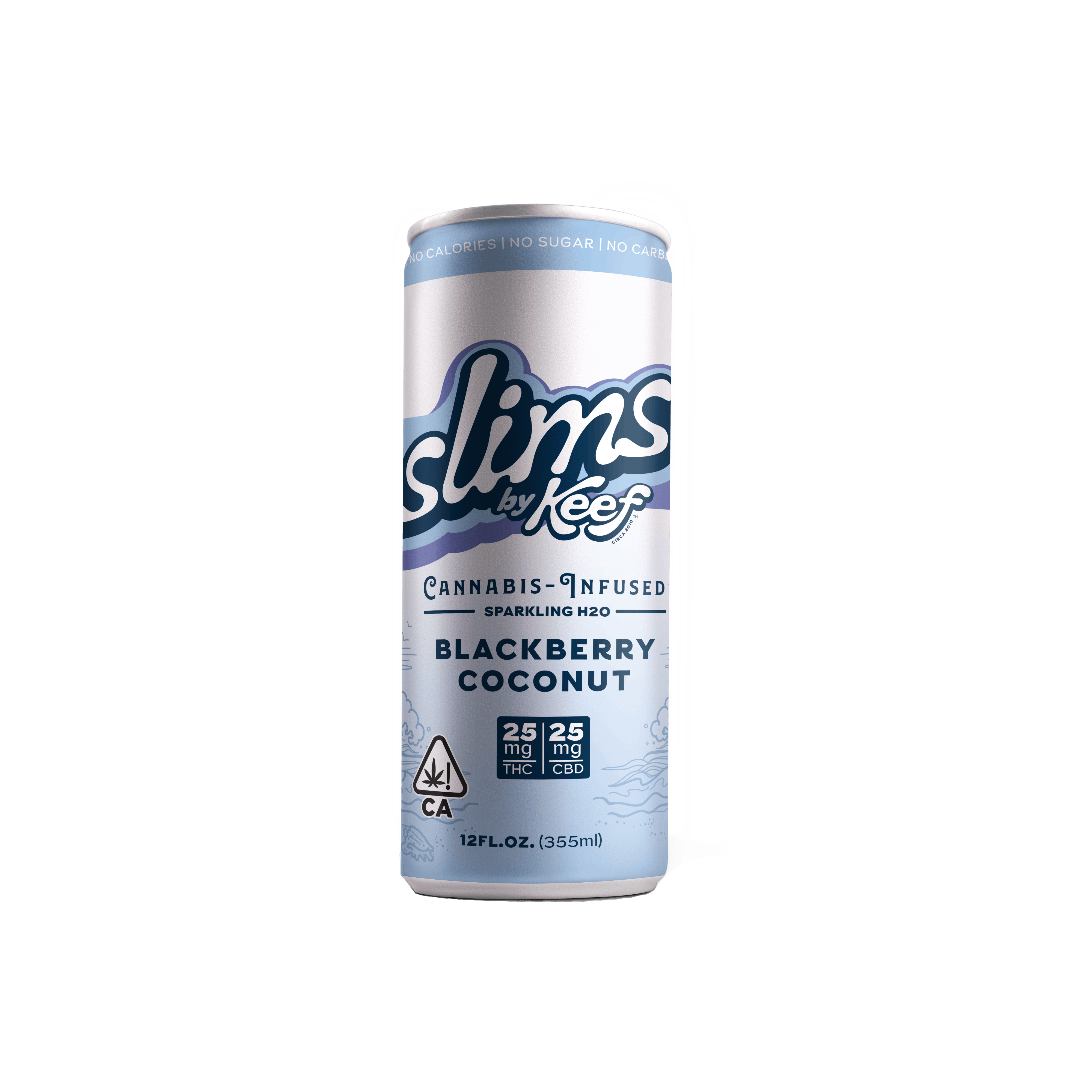 SLIMS BLACKBERRY COCONUT - 12OZ - 25:25MG THC:CBD