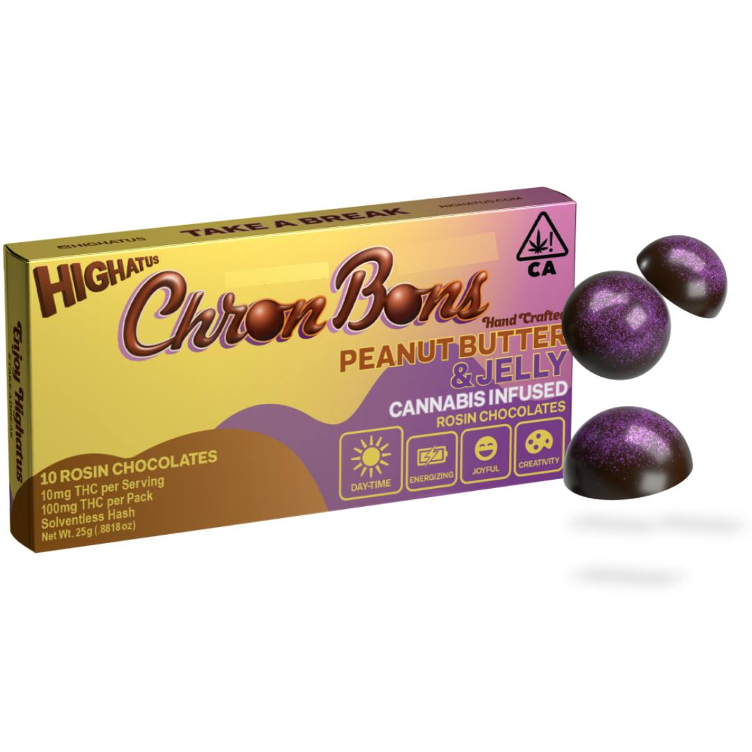 PEANUT BUTTER & JELLY CHRONBONS 10PC (100MG) [S]