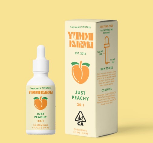 Just Peachy Tincture (30:1) (CBD:THC) (30ml)