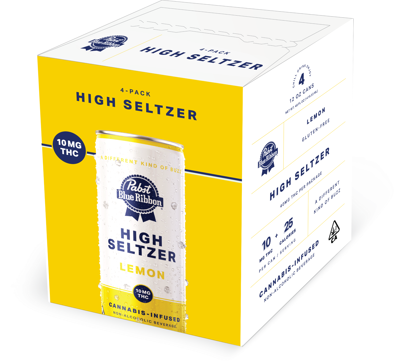 Lemon High Seltzer 4pk (10mg) [H]