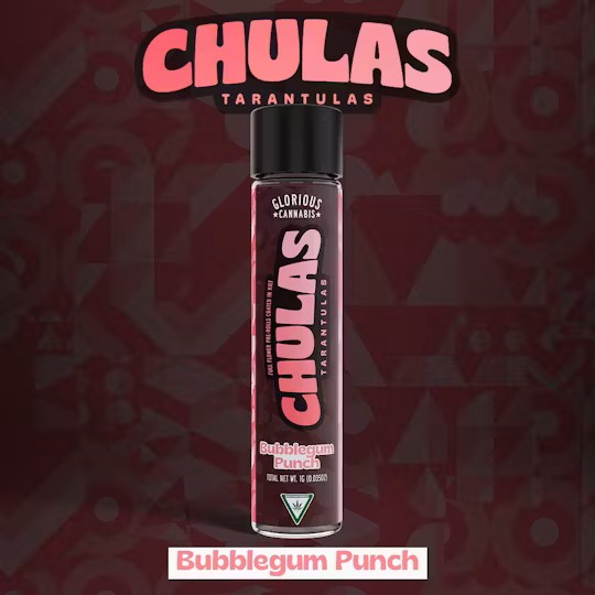 GLORIOUS - GLORIOUS - BUBBLEGUM PUNCH - CHULAS INFUSED PRE-ROLL(1G)