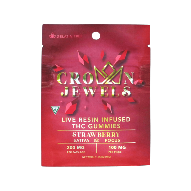 STRAWBERRY CROWN JEWELS GUMMY | 200MG