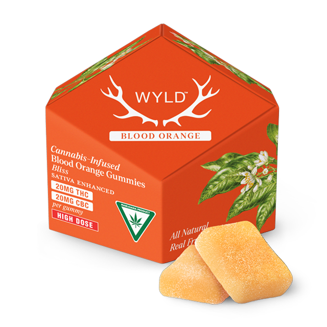 BLOOD ORANGE 1:1 THC:CBC GUMMIES | 200MG