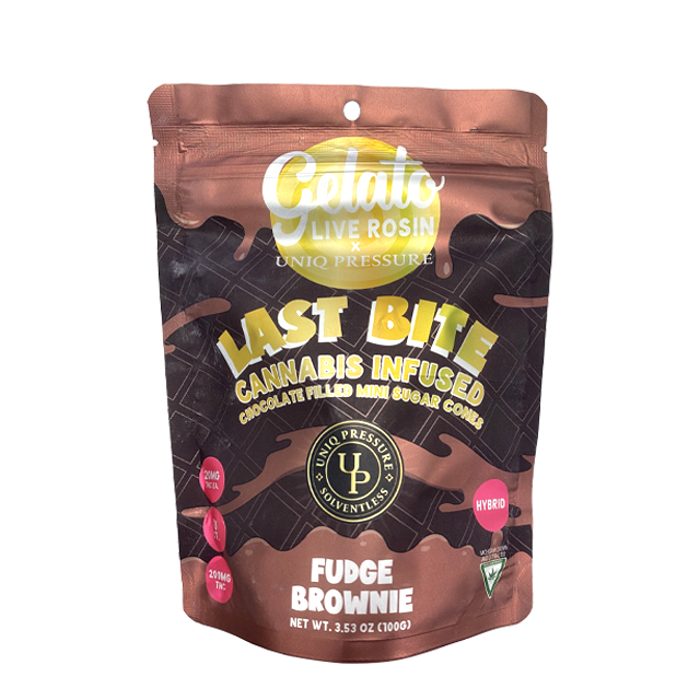 FUDGE BROWNIE ROSIN INFUSED LAST BITE CONES | 200MG