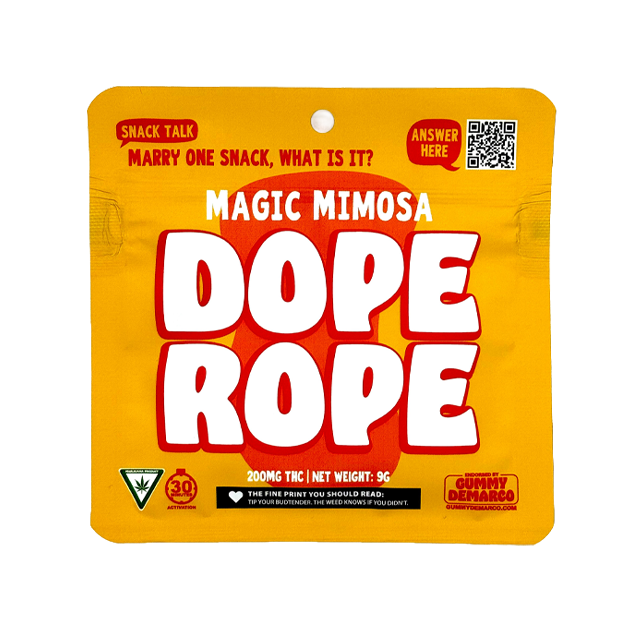 DOPE ROPE | MAGIC MIMOSA | GUMMY | 200MG – Premium Cannabis Products ...