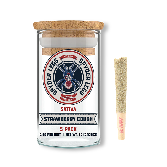 STRAWBERRY COUGH INFUSED 5PK | PREROLL | 3G