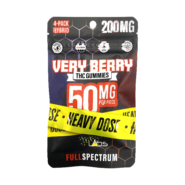 VERY BERRY HEAVY DOSE ROSIN + RESIN GUMMIES | 200MG