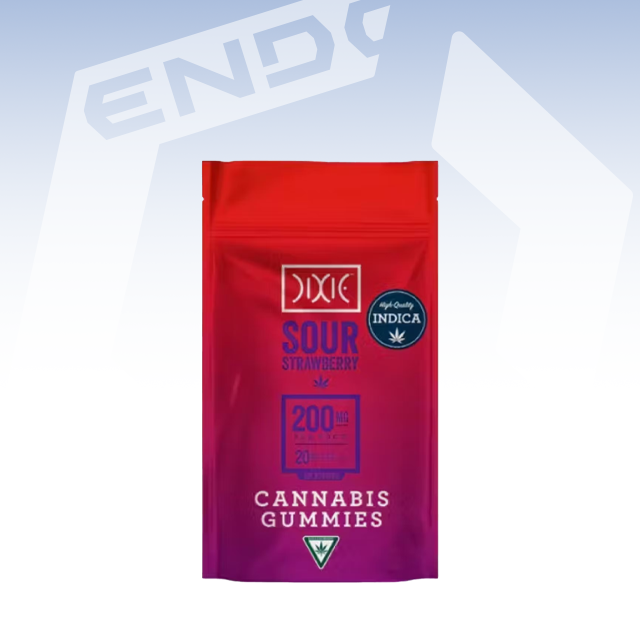 SOUR STRAWBERRY GUMMIES | 200MG