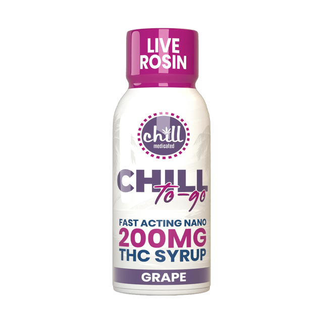 GRAPE TO-GO LIVE ROSIN SYRUP 200MG