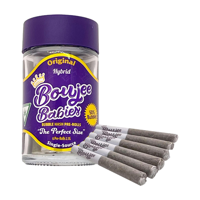 BOUJEE | ORIGINAL HASH INFUSED BABY BOUJEE 6-PACK | PREROLLS | 2.7G ...