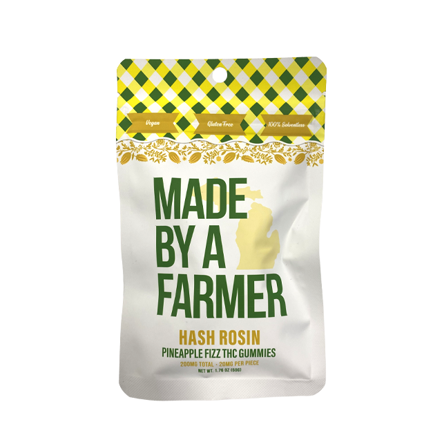PINEAPPLE FIZZ ROSIN SOLVENTLESS | GUMMIES | 200MG