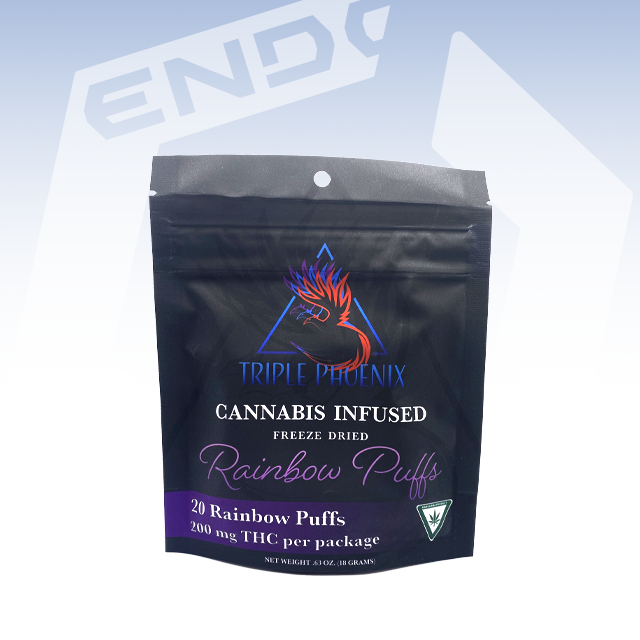 FREEZE DRIED RAINBOW PUFFS 200MG