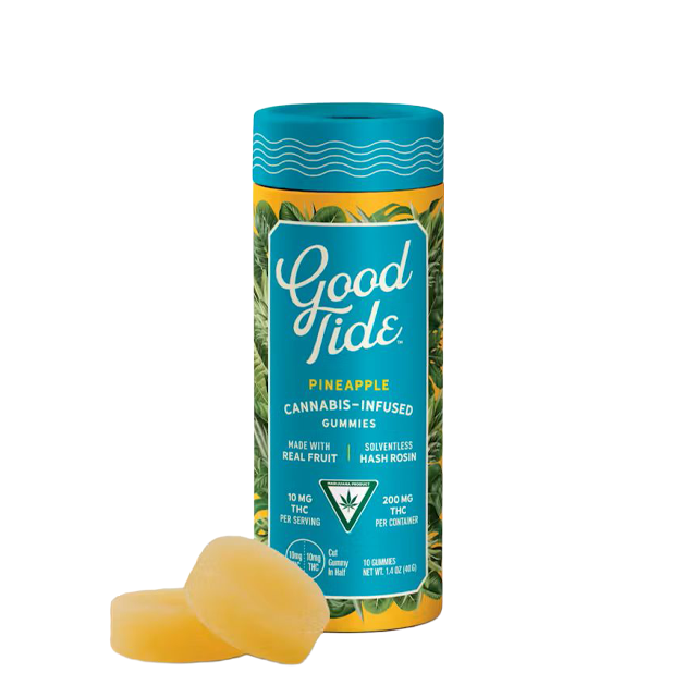 Good Tide | Pineapple Hash Rosin Gummies | 200mg