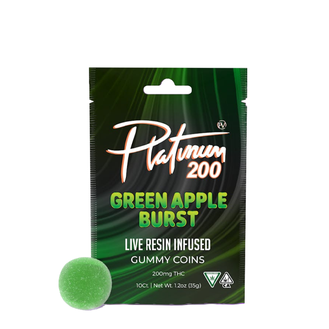 GREEN APPLE BURST LIVE RESIN | GUMMY | 200MG