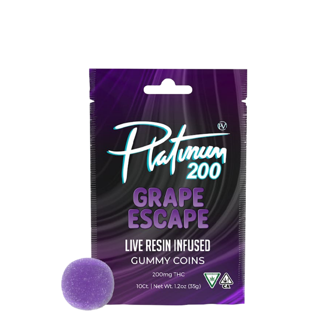 GRAPE ESCAPE LIVE RESIN | GUMMY | 200MG