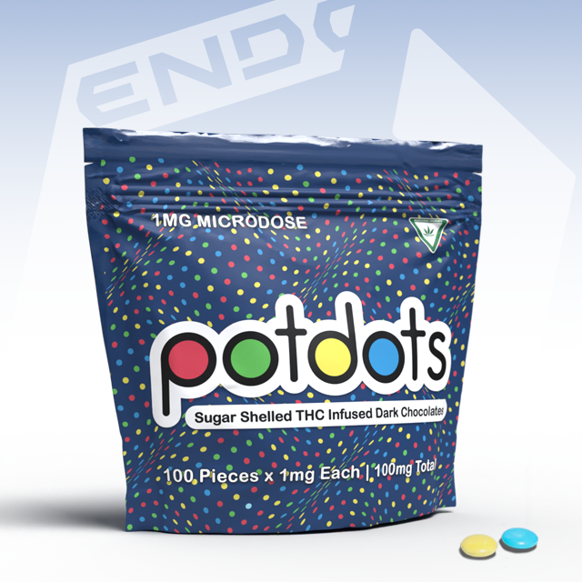 DARK CHOCOLATE POTPOTS | 100MG