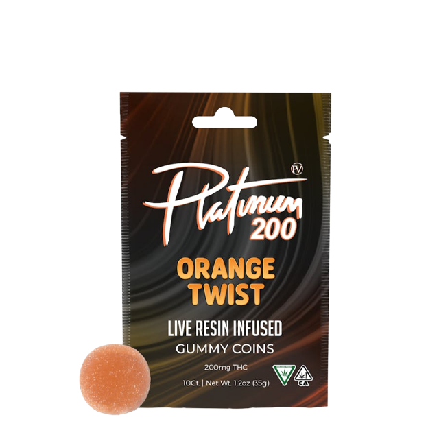 ORANGE TWIST LIVE RESIN | GUMMY | 200MG