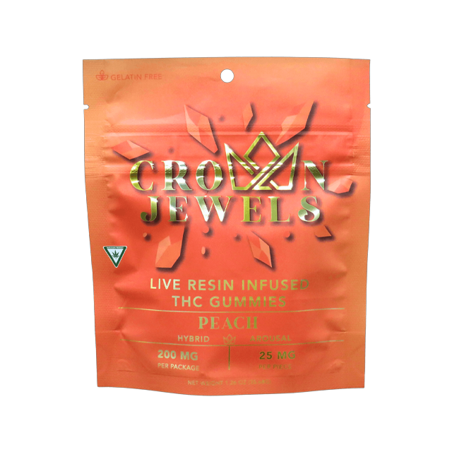 PEACH CROWN JEWELS GUMMY | 200MG