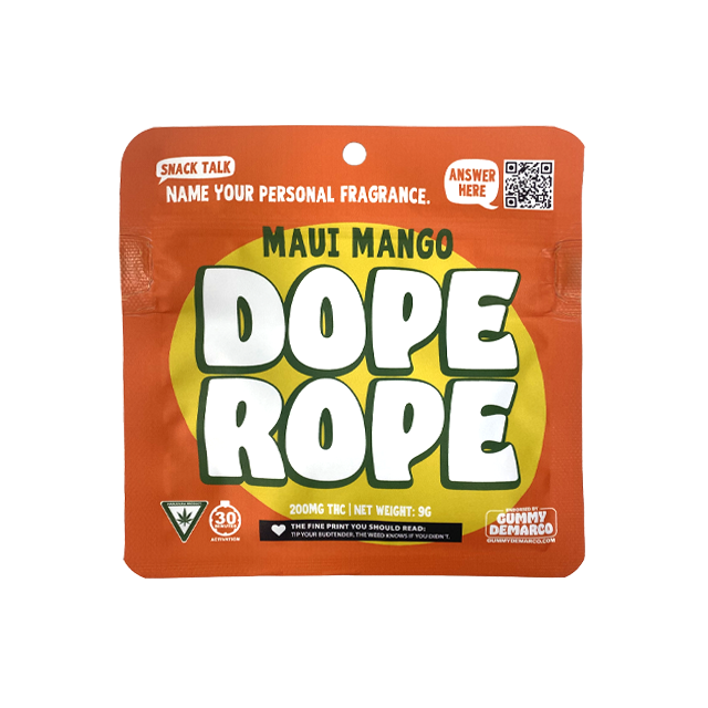 DOPE ROPE | MAUI MANGO | GUMMY | 200MG – Premium Cannabis Products Near Me