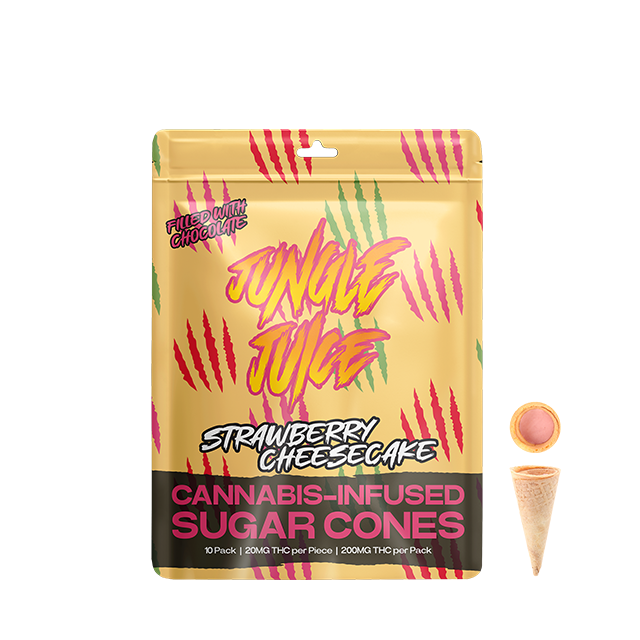 STRAWBERRY CHEESECAKE CONES | 200MG