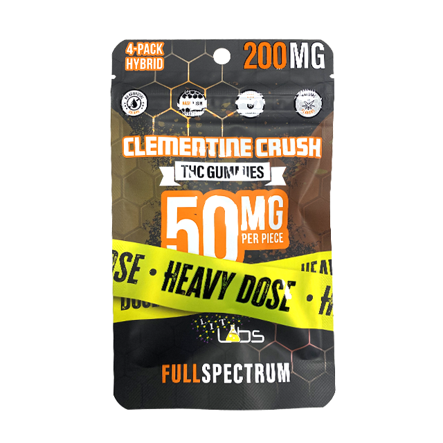 CLEMENTINE CRUSH HEAVY DOSE ROSIN + RESIN GUMMIES | 200MG