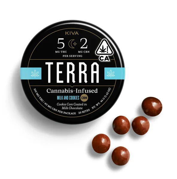 MILK'N'COOKIES 5:2 THC:CBN CHOCOLATE BITES | 100MG
