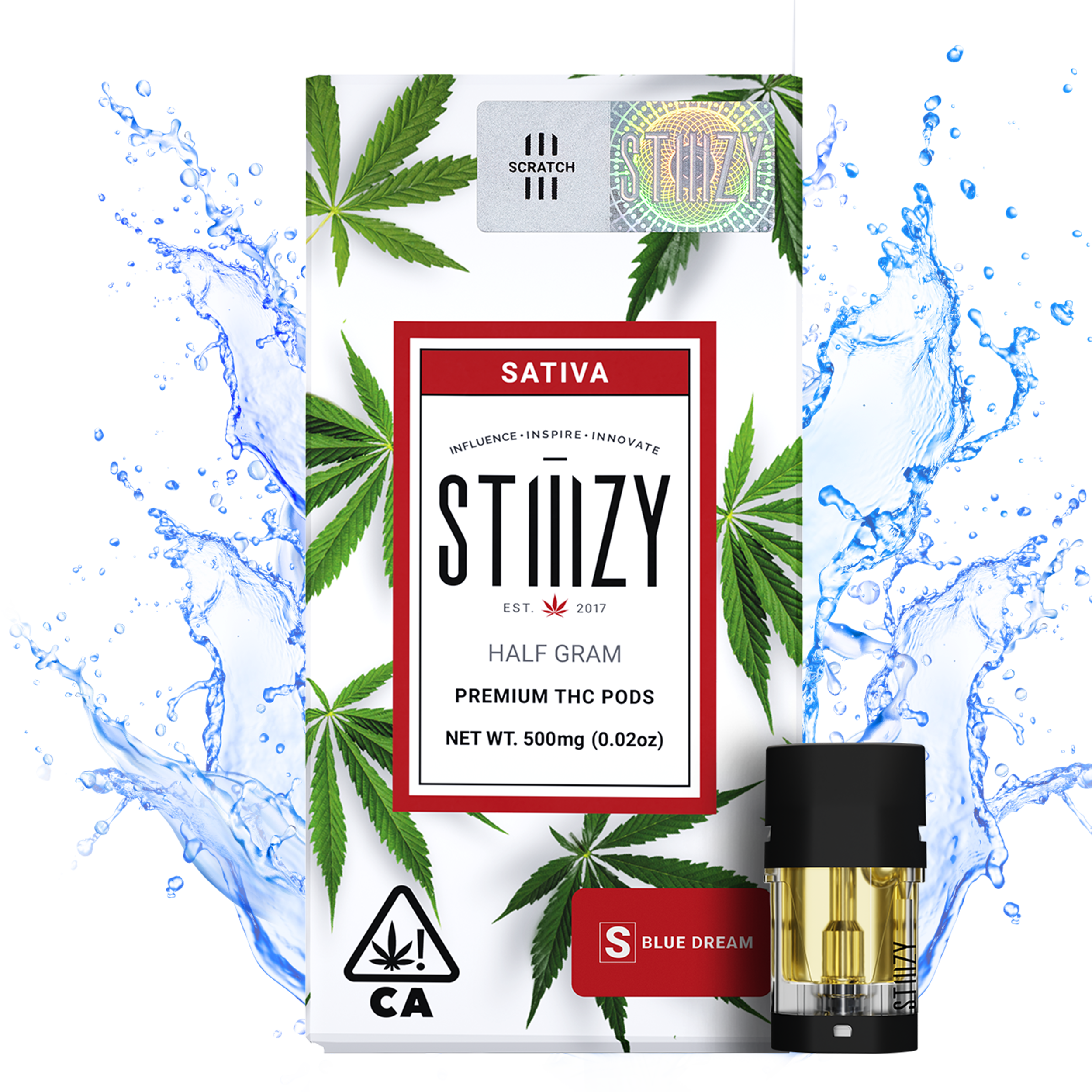 BLUE DREAM STIIIZY POD - HALF GRAM