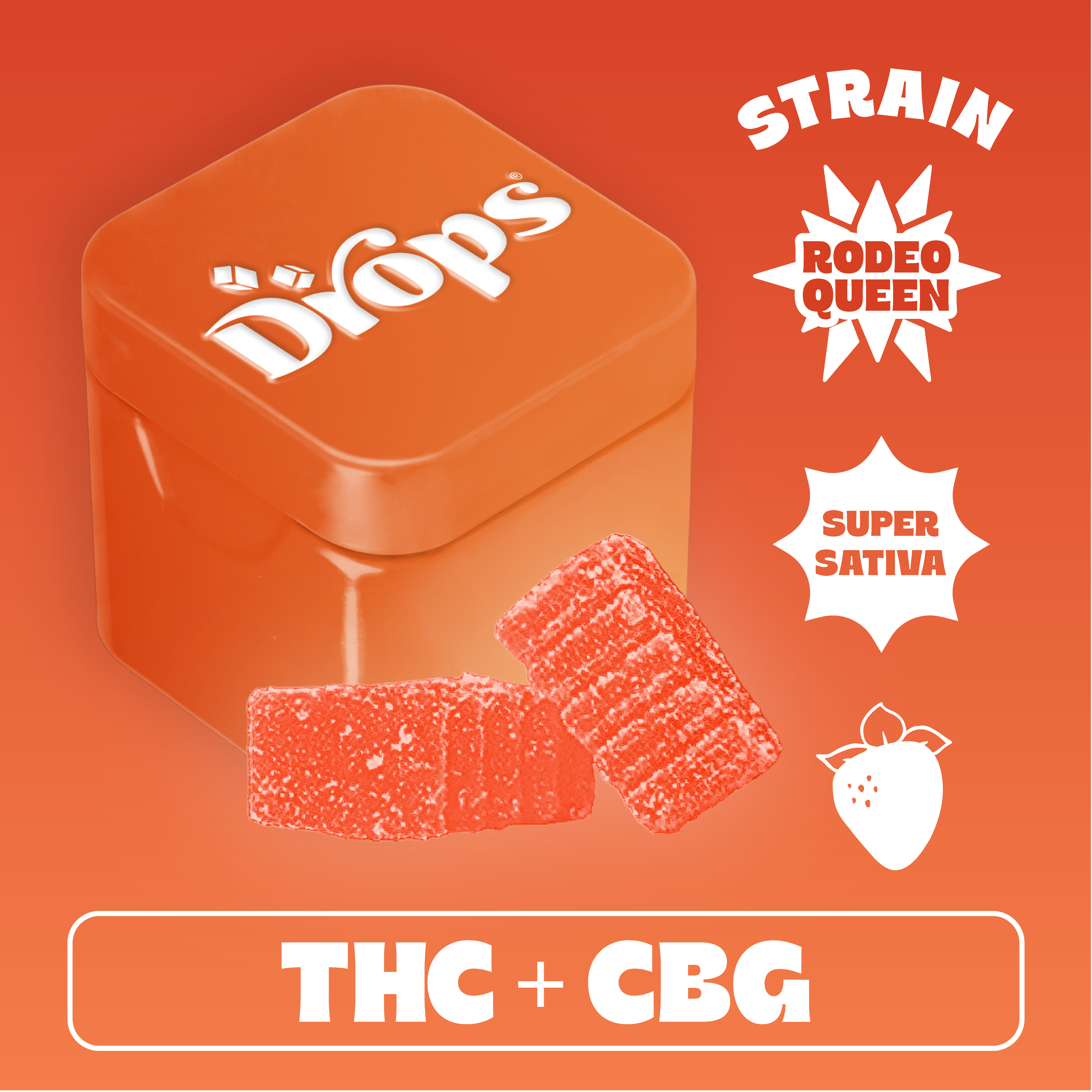 Drops: Strawberry - Jellies - Single