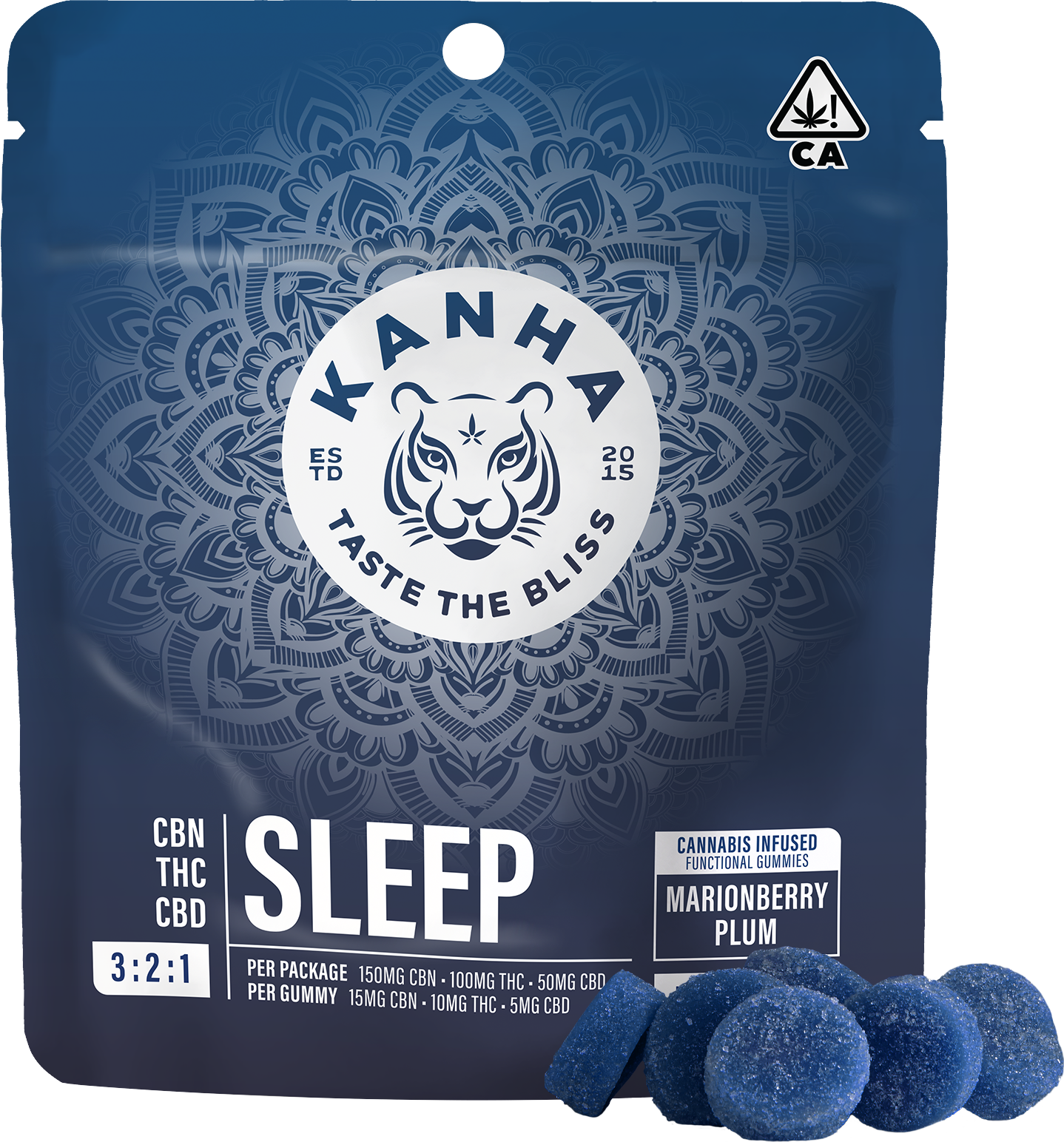KANHA — MARIONBERRY PLUM SLEEP 3:2:1 NANO GUMMIES - 10 PACK