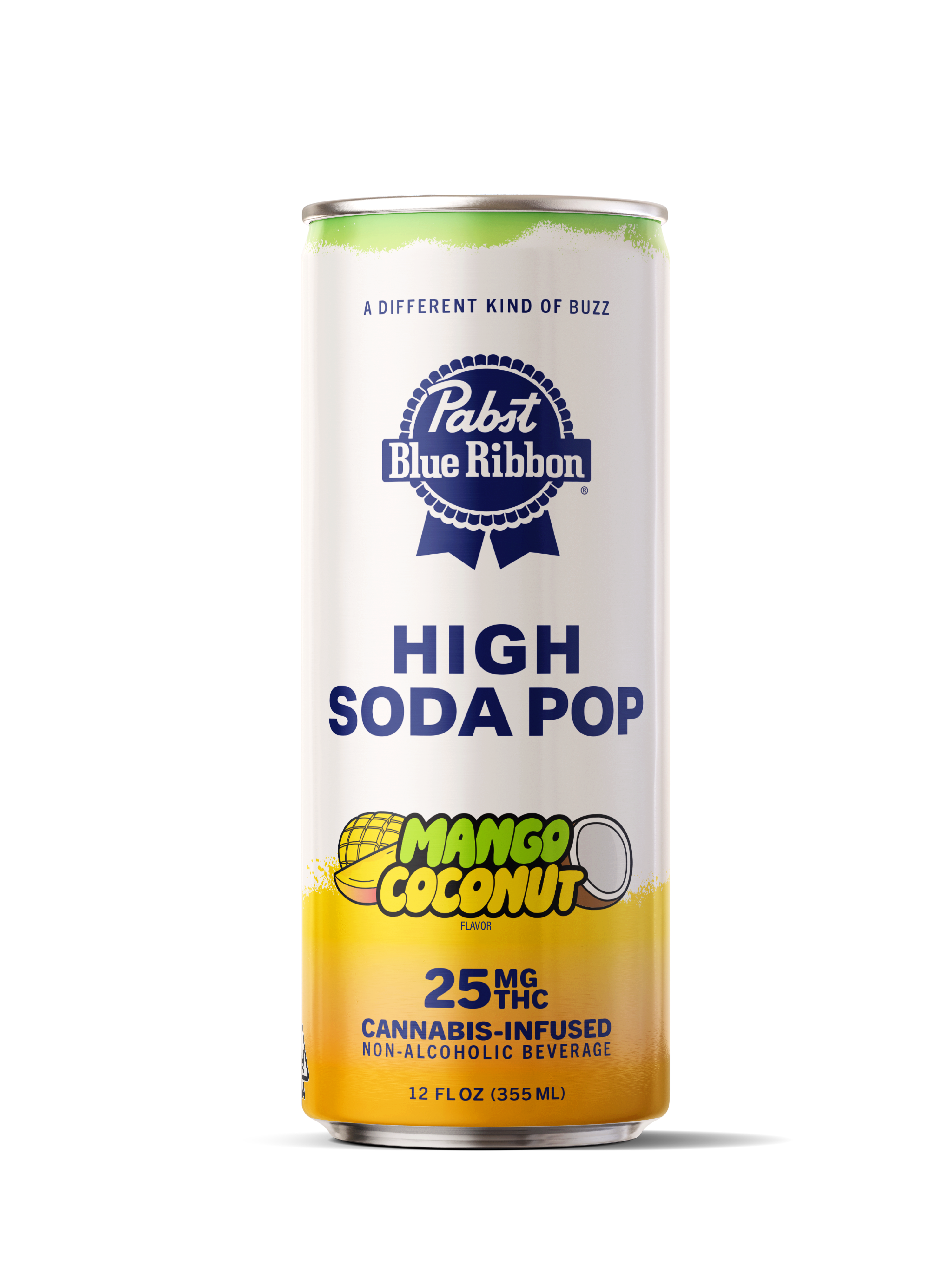 PABST BLUE RIBBON - MANGO COCONUT HIGH SODA - SINGLE