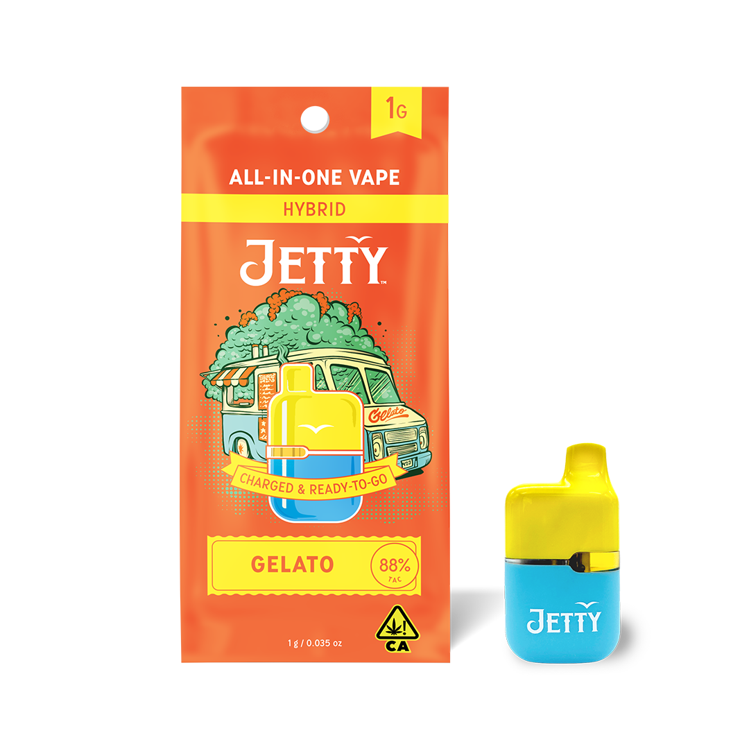 Jetty Extracts — GELATO HIGH THC MINI TANK - GRAM