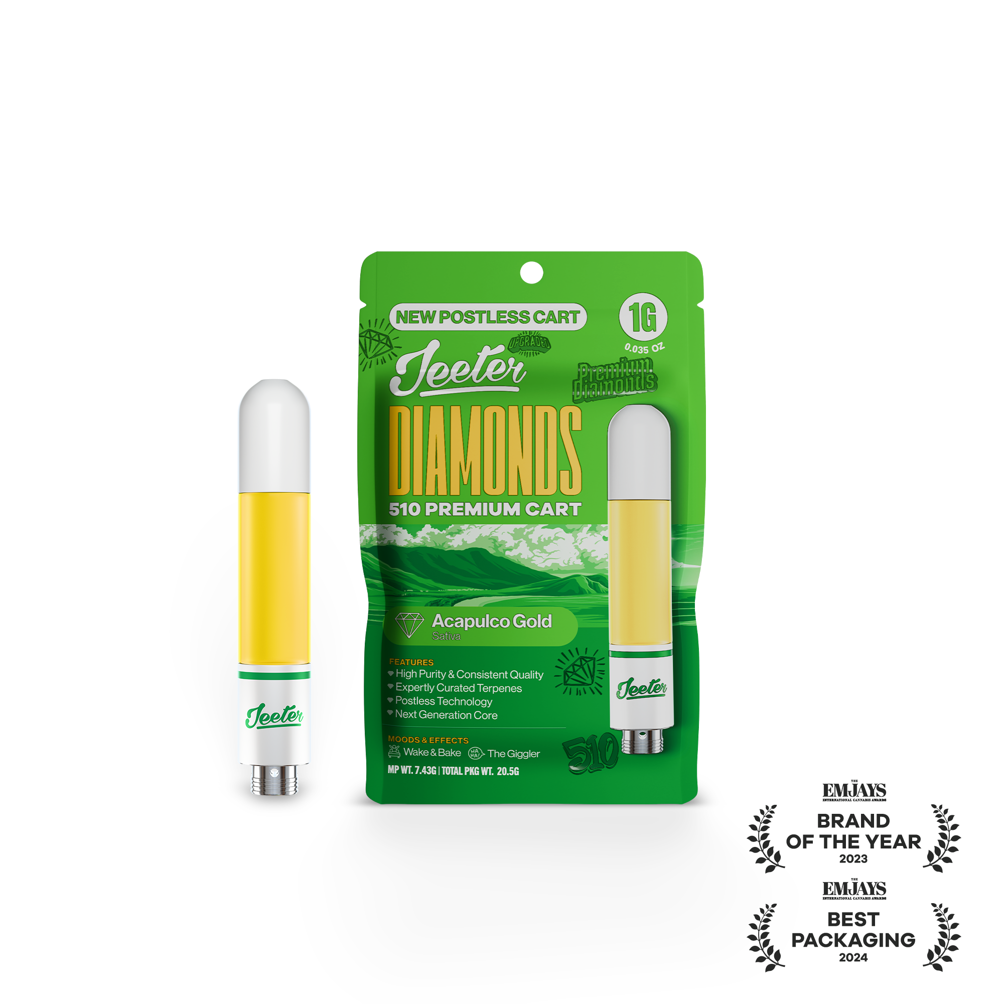 ACAPULCO GOLD LIQUID DIAMOND CARTRIDGE - GRAM
