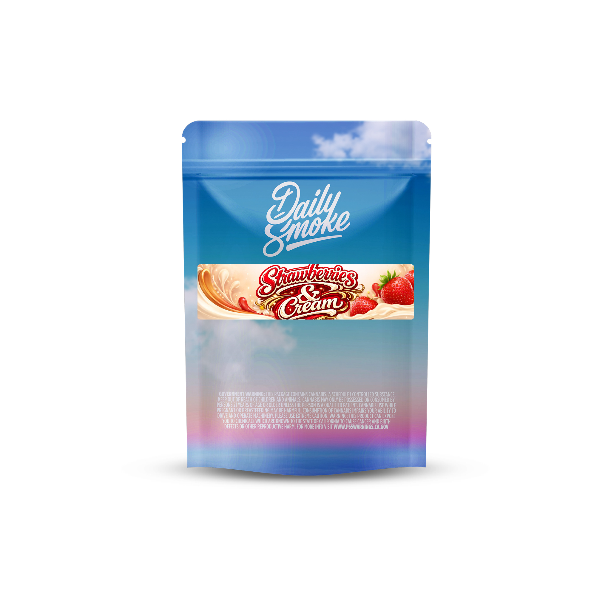 Daily Smoke — STRAWBERRIES & CREAM - HALF OUNCE