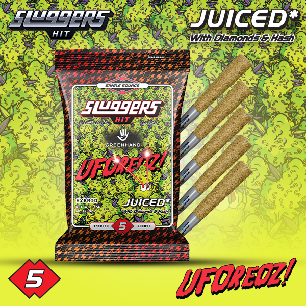UFOREOZ DIAMOND & HASH INFUSED PREROLL - 5 PACK