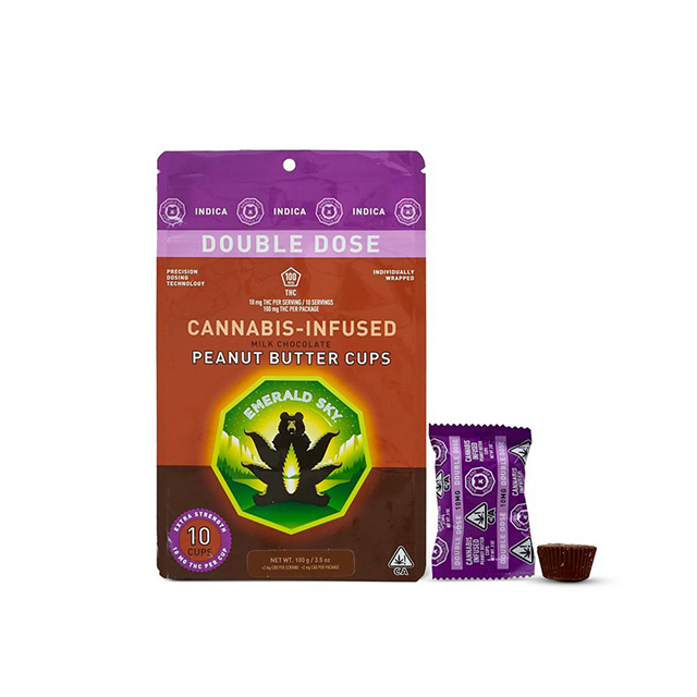 Emerald Sky — INDICA PEANUT BUTTER CUPS - 10 PACK