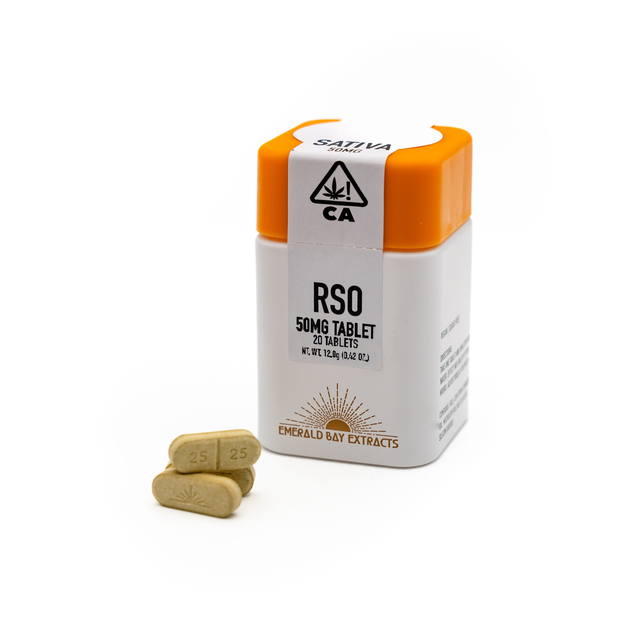 50MG SATIVA ROLLS CHOICE RSO TABLETS - 20 PACK - 1000 mg