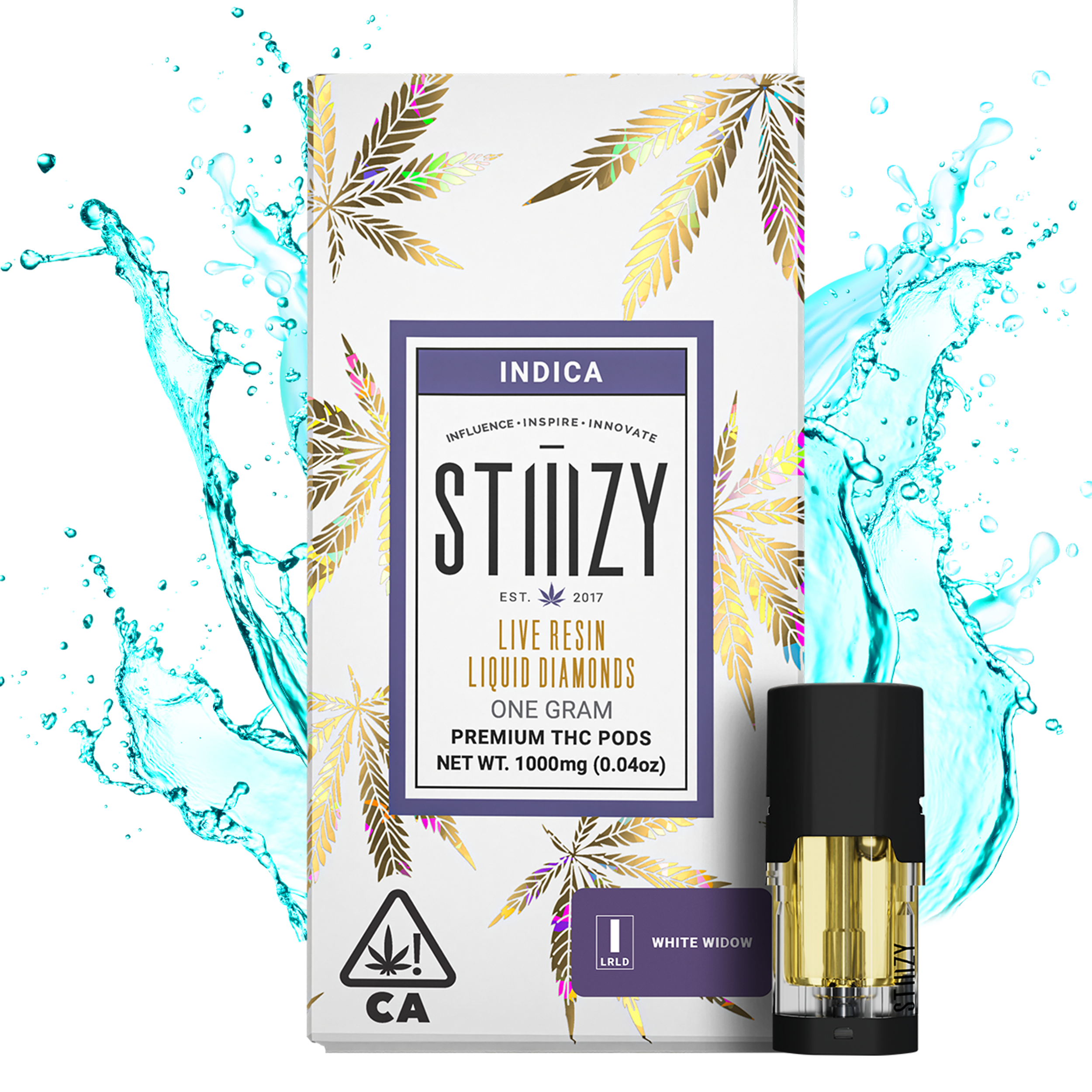 WHITE WIDOW LIQUID DIAMOND STIIIZY POD - GRAM