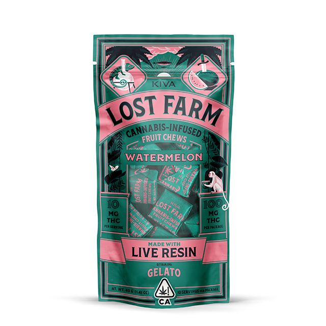 Lost Farm — WATERMELON LIVE RESIN INFUSED FRUIT CHEWS